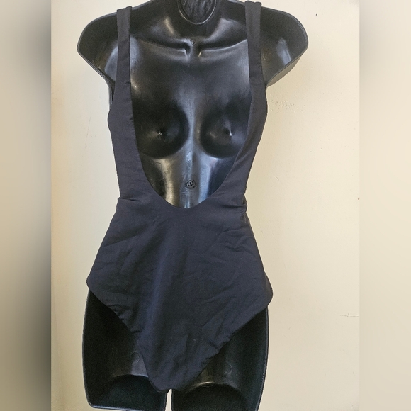 Mara Hoffman Bathing Suit Women's M Black Black Lace-Up . - Picture 4 of 5